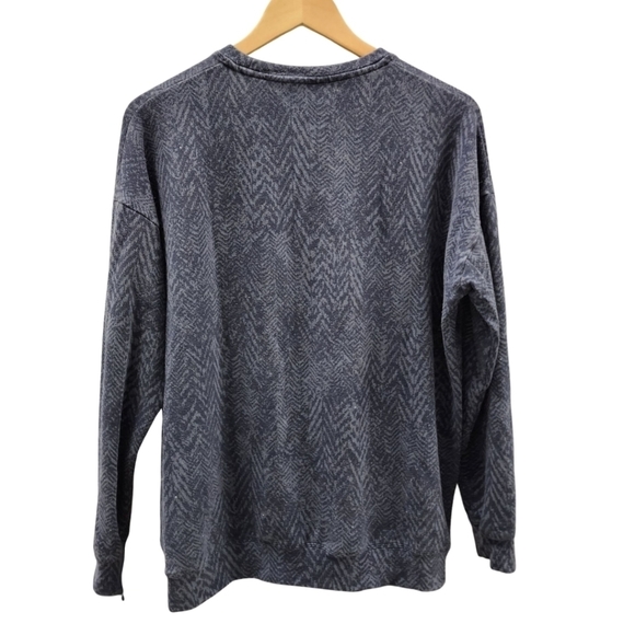 Athleta Studio to Street Sweater Blue Medusa Size M - Picture 4 of 7